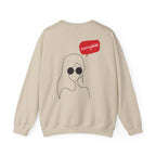 Crewneck Sweatshirt — "Glamour In Every Moment" Wreath Graphic