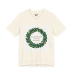Glamour In Every Moment Tee — Botanical Wreath Inspirational Shirt