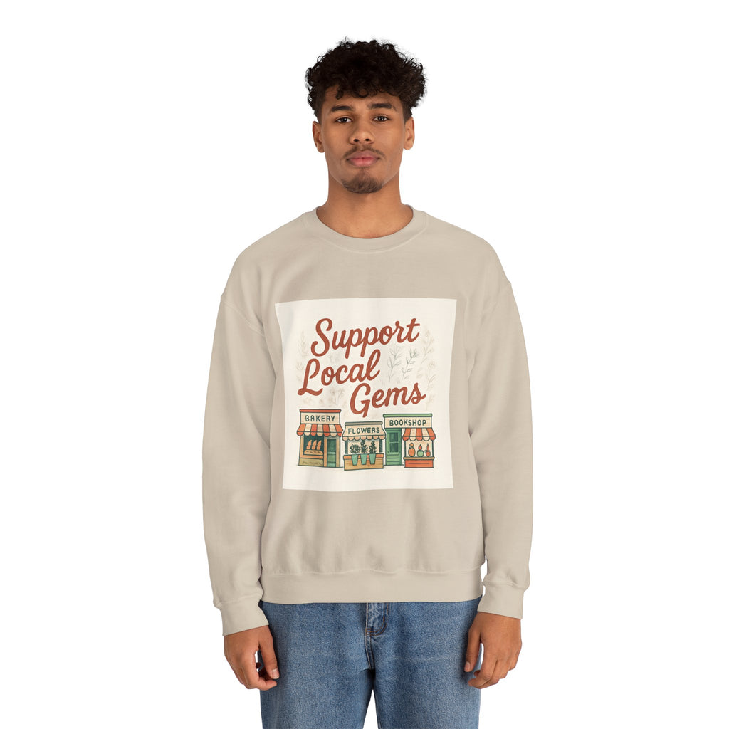 Support Local Gems Crewneck Sweatshirt