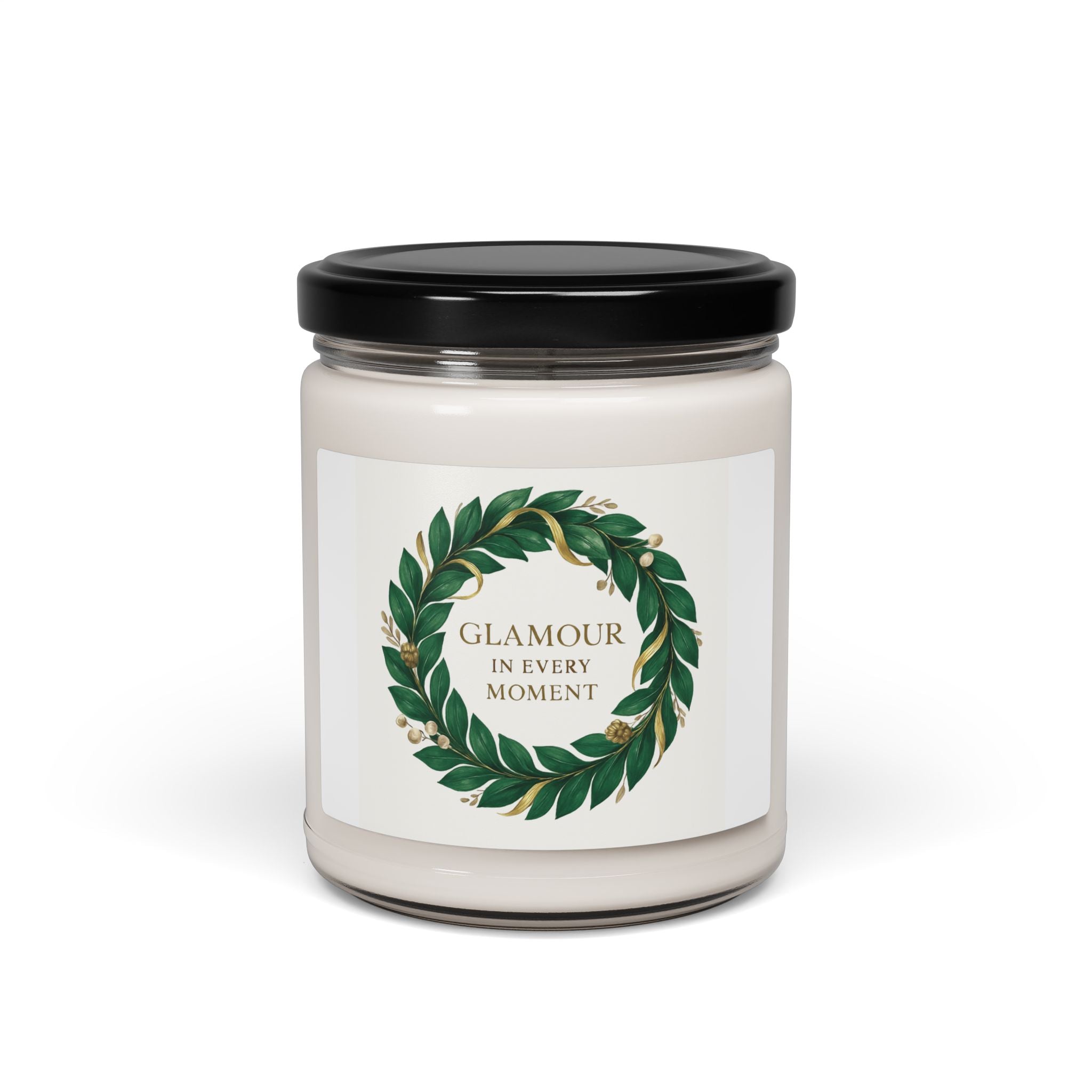 Soy Candle — "Glamour in Every Moment" Botanical Scented Candle, 9oz
