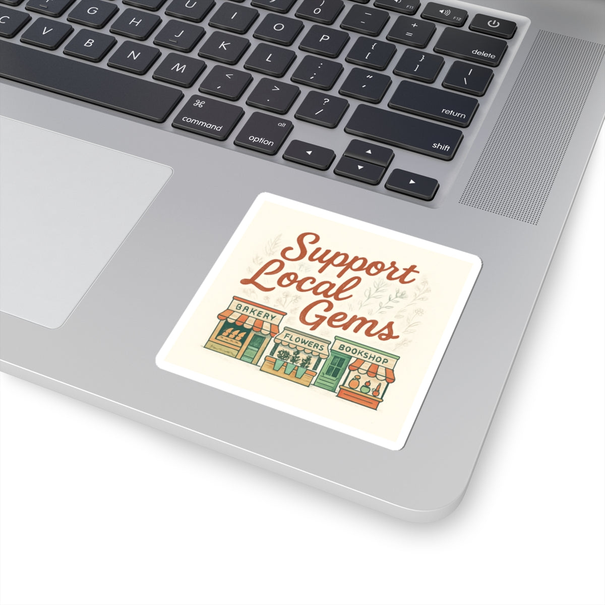 Support Local Gems Sticker — Cute Small Business Sticker Pack