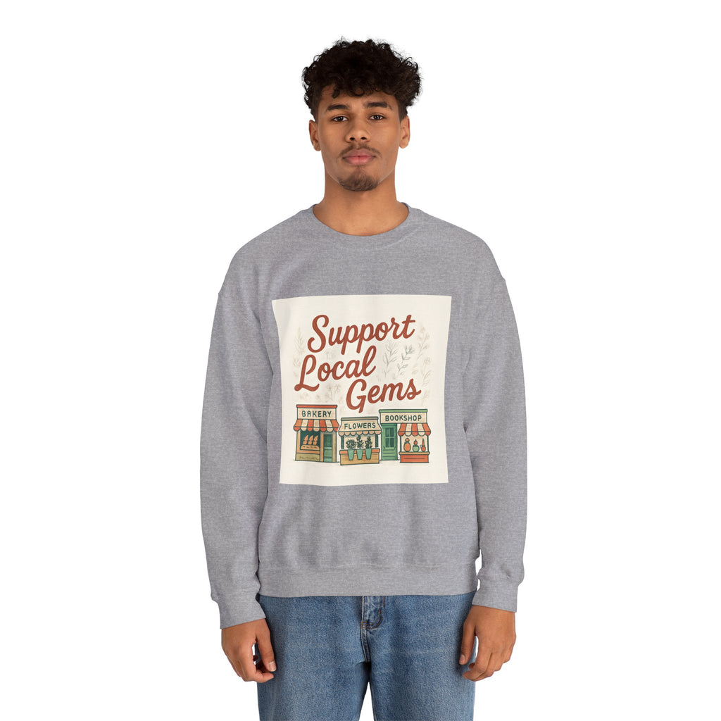 Support Local Gems Crewneck Sweatshirt