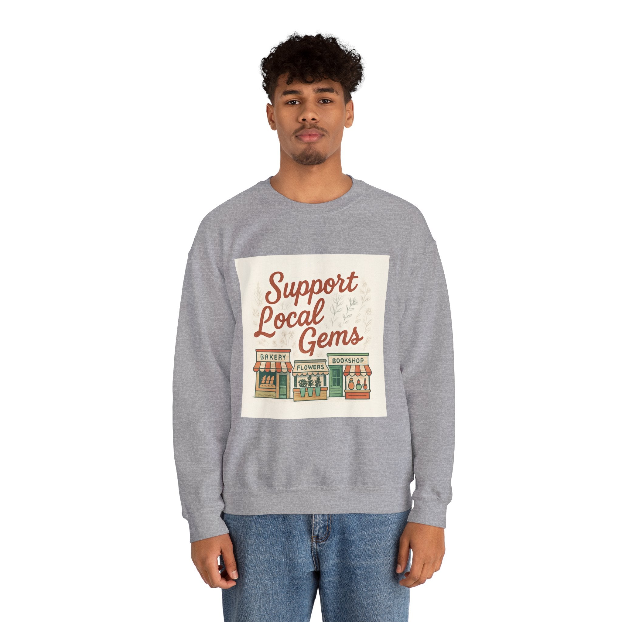 Support Local Gems Crewneck Sweatshirt