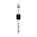 Cute Woodland Animals Watch Band — Floral Fox, Koala & Raccoon Apple Watch Strap