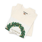 Glamour In Every Moment Tee — Botanical Wreath Inspirational Shirt