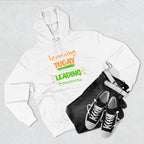 Hoodie - "Learning Today, Leading Tomorrow" Kids Inspirational Fleece Hoodie