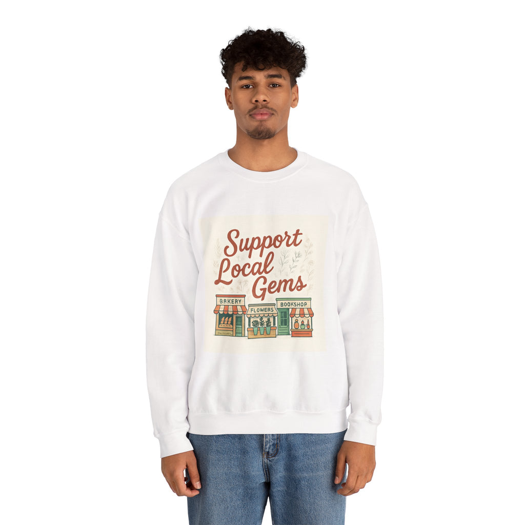 Support Local Gems Crewneck Sweatshirt