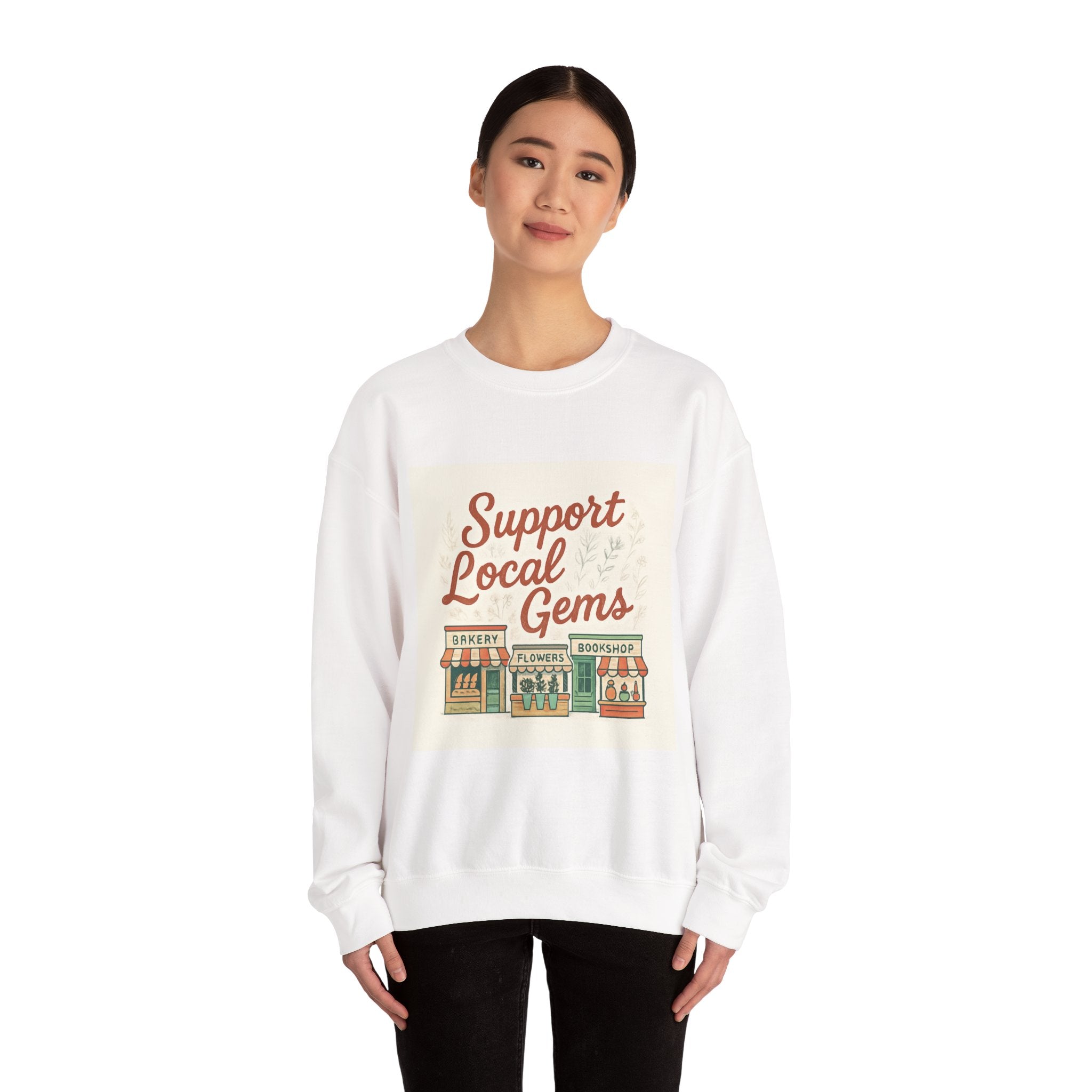 Support Local Gems Crewneck Sweatshirt