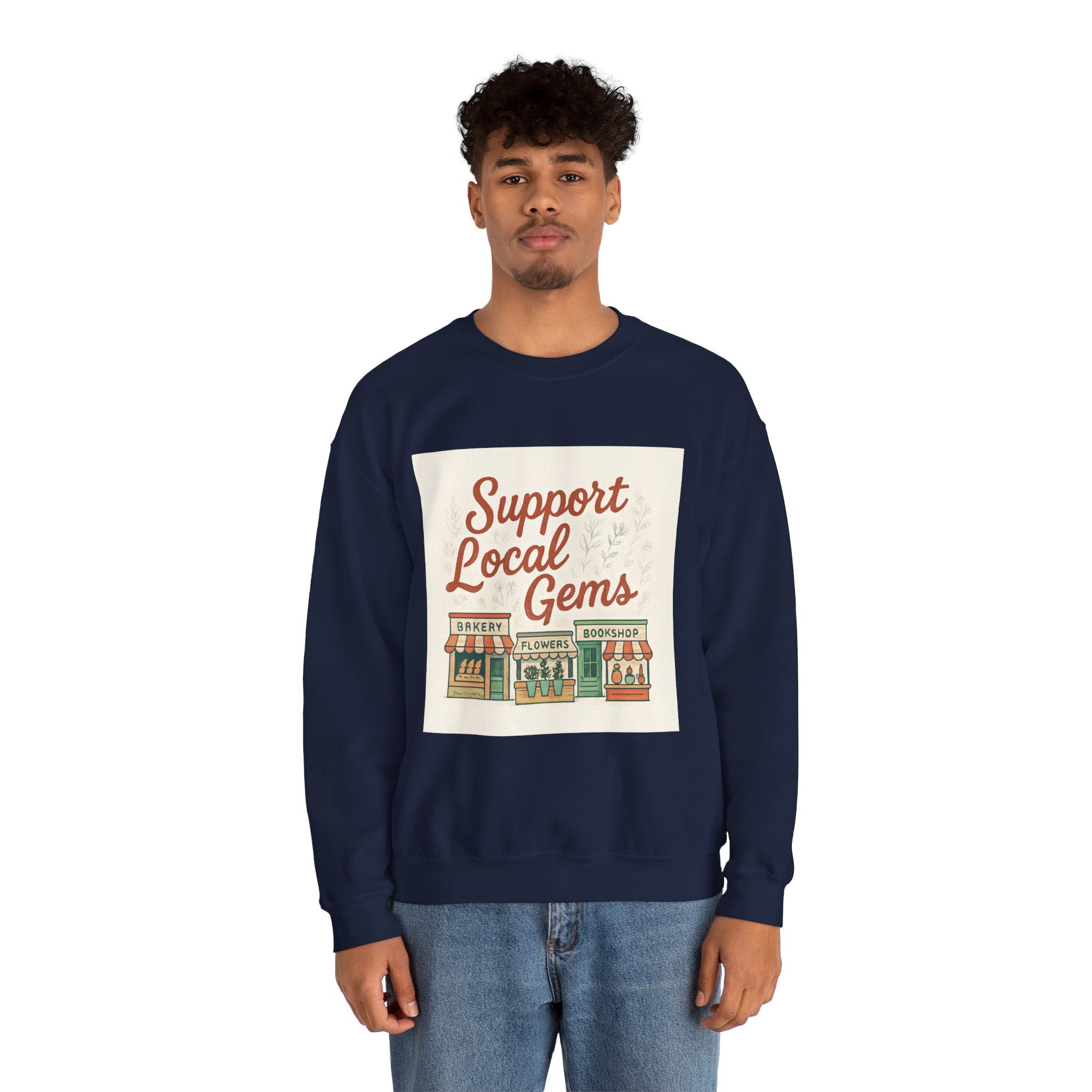 Support Local Gems Crewneck Sweatshirt