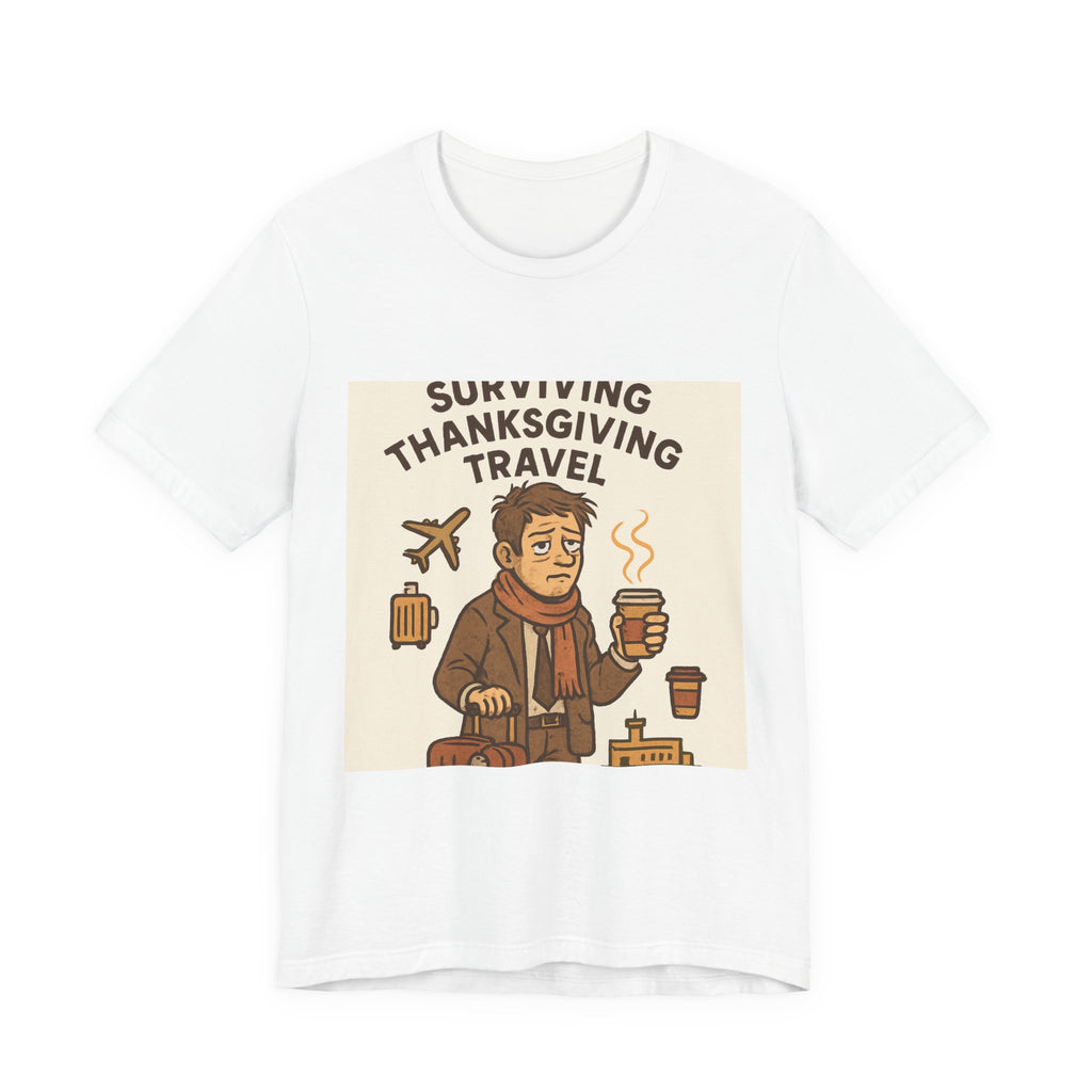 Surviving Thanksgiving Travel T‑Shirt — Funny Holiday Travel Tee