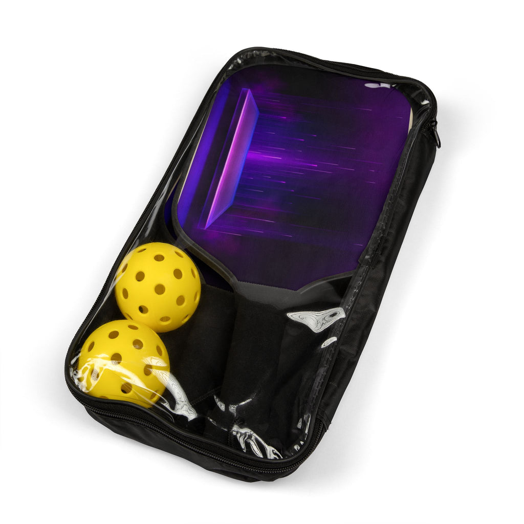 Pickleball Paddle Set — Gold Crown Design Pickleball Kit (2 Paddles + 2 Balls)