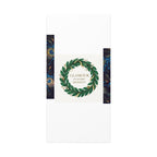 Canvas Wall Art - 'Glamour in Every Moment' Green Laurel Wreath