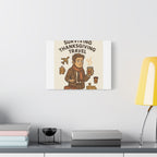 Surviving Thanksgiving Travel Canvas Art — Funny Travel Humor Wall Decor