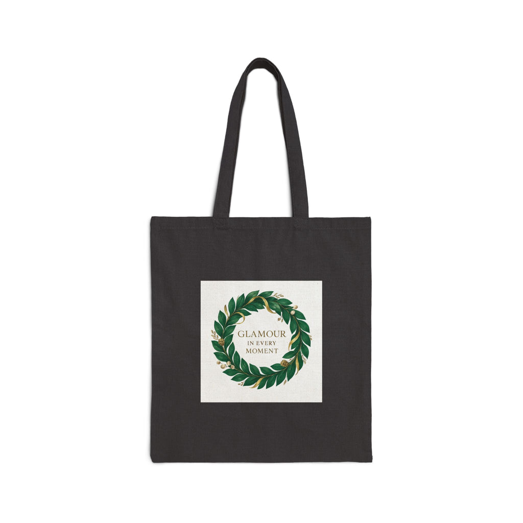 Tote Bag - 'Glamour & Grace' Laurel Wreath Cotton Canvas Tote