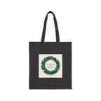 Tote Bag - 'Glamour & Grace' Laurel Wreath Cotton Canvas Tote