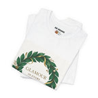 Glamour In Every Moment Tee — Botanical Wreath Inspirational Shirt