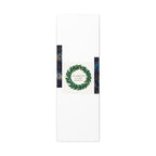 Canvas Wall Art - 'Glamour in Every Moment' Green Laurel Wreath