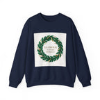 Crewneck Sweatshirt — "Glamour In Every Moment" Wreath Graphic