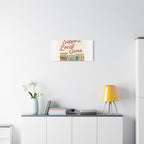 Support Local Gems Canvas Wall Art — Small Business Bakery Flowers Bookshop Print