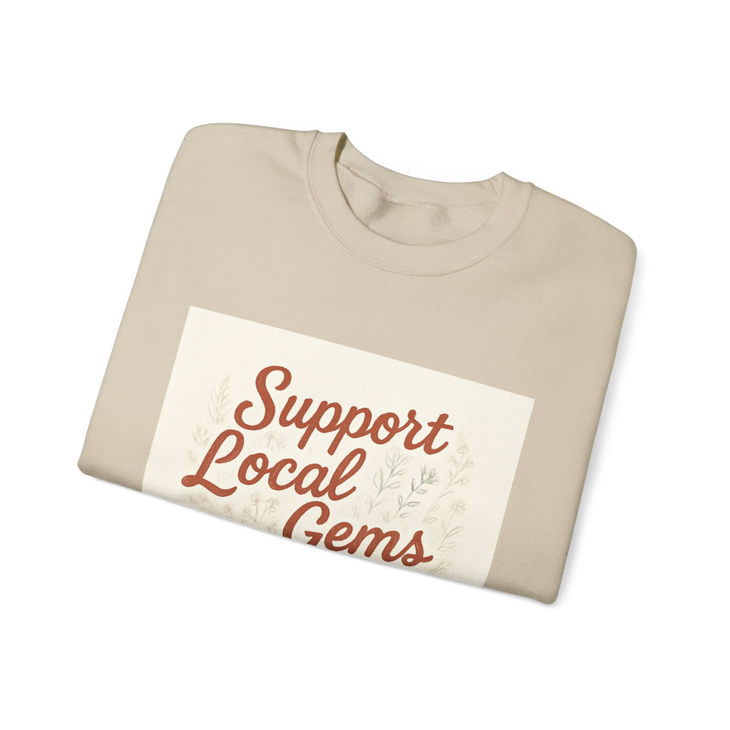 Support Local Gems Crewneck Sweatshirt