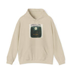 Hoodie — 'Embark on the Night' Moonlit Cabin Graphic Hoodie