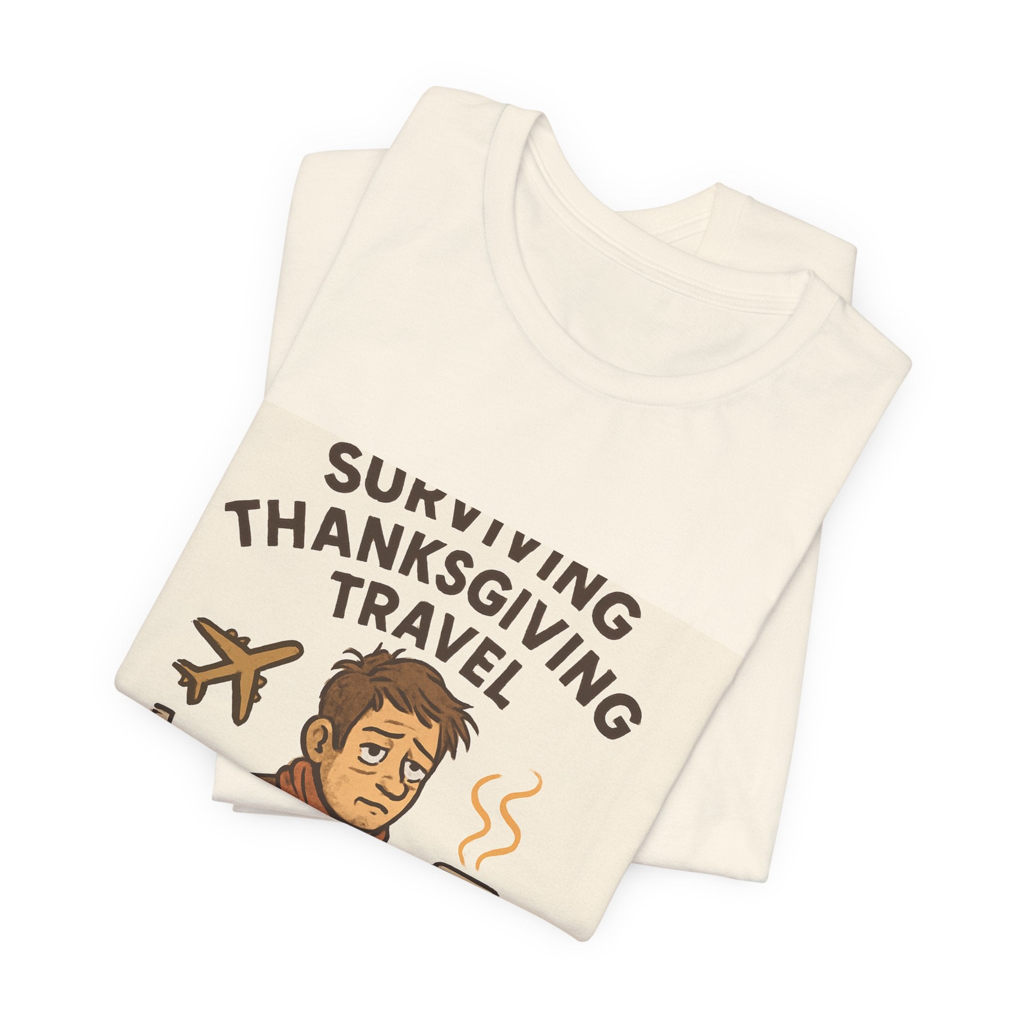 Surviving Thanksgiving Travel T‑Shirt — Funny Holiday Travel Tee