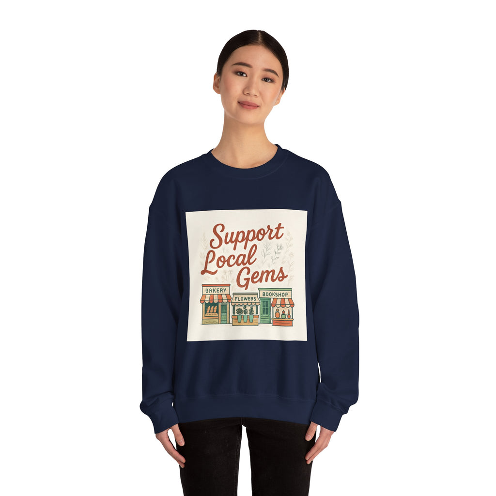 Support Local Gems Crewneck Sweatshirt