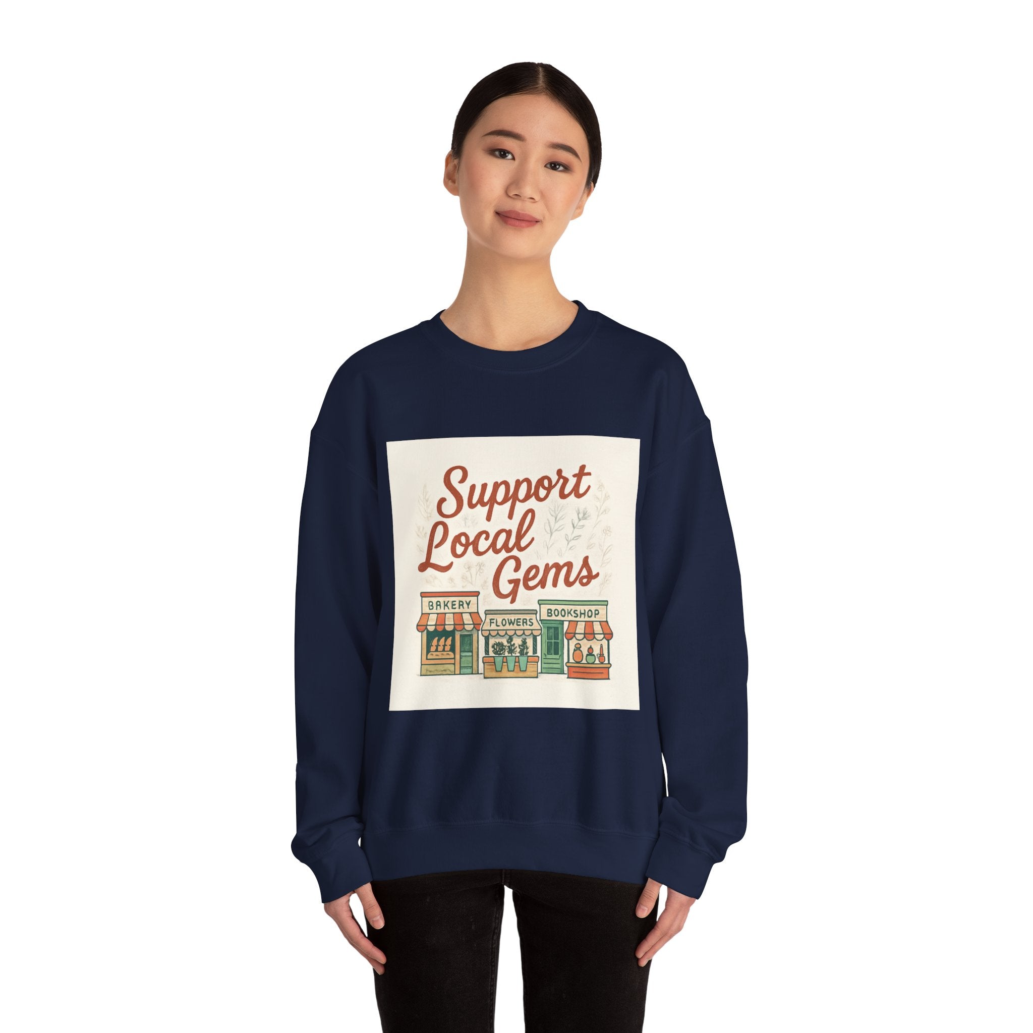 Support Local Gems Crewneck Sweatshirt