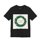 Glamour In Every Moment Tee — Botanical Wreath Inspirational Shirt