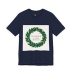 Glamour In Every Moment Tee — Botanical Wreath Inspirational Shirt