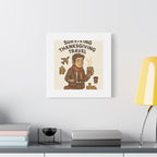 Surviving Thanksgiving Travel Canvas Art — Funny Travel Humor Wall Decor