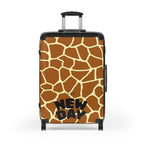 Giraffe Print Carry-On Suitcase — Safari Animal Luggage