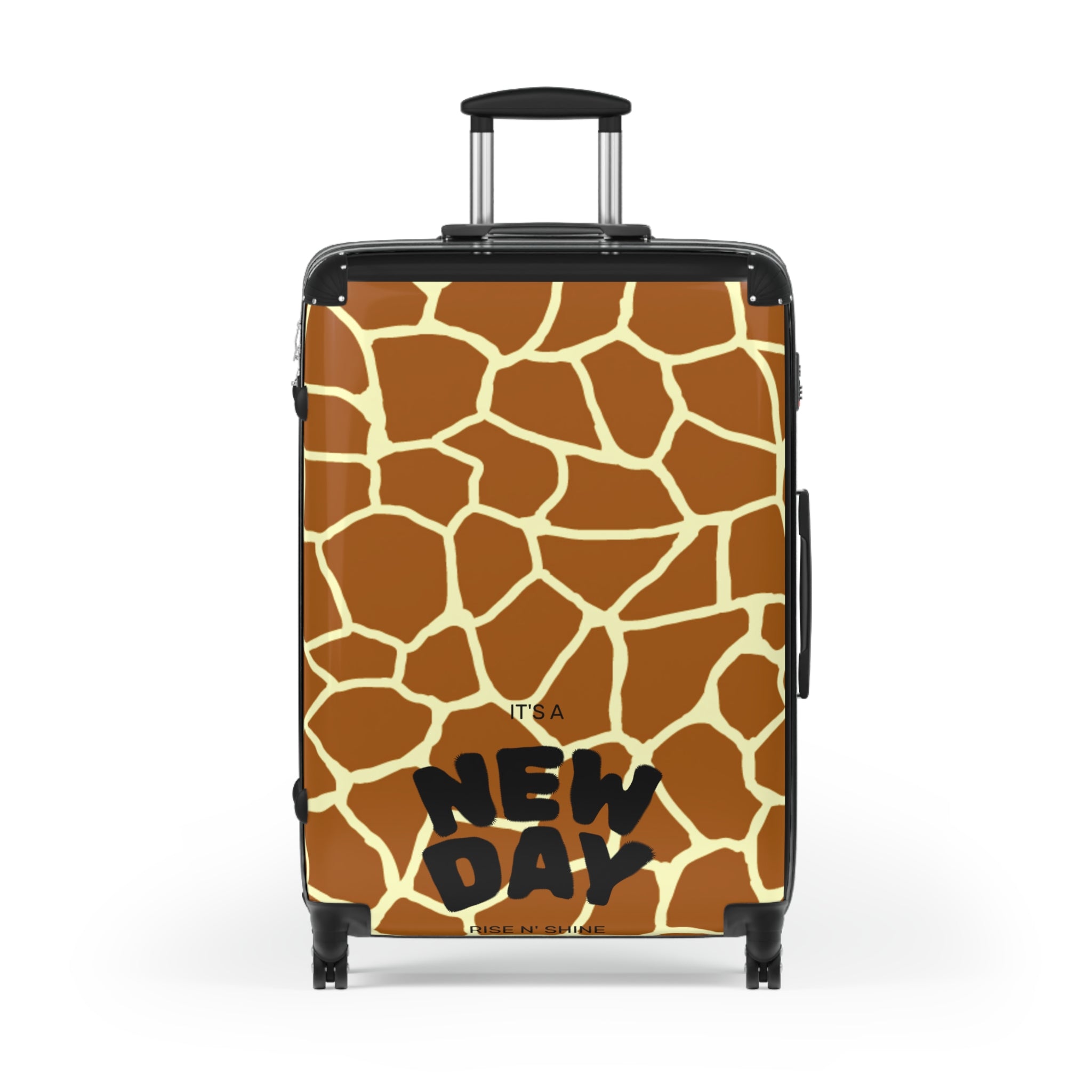 Giraffe Print Carry-On Suitcase — Safari Animal Luggage