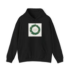 Hoodie — 'Glamour Is My Weapon' Wreath Graphic Pullover