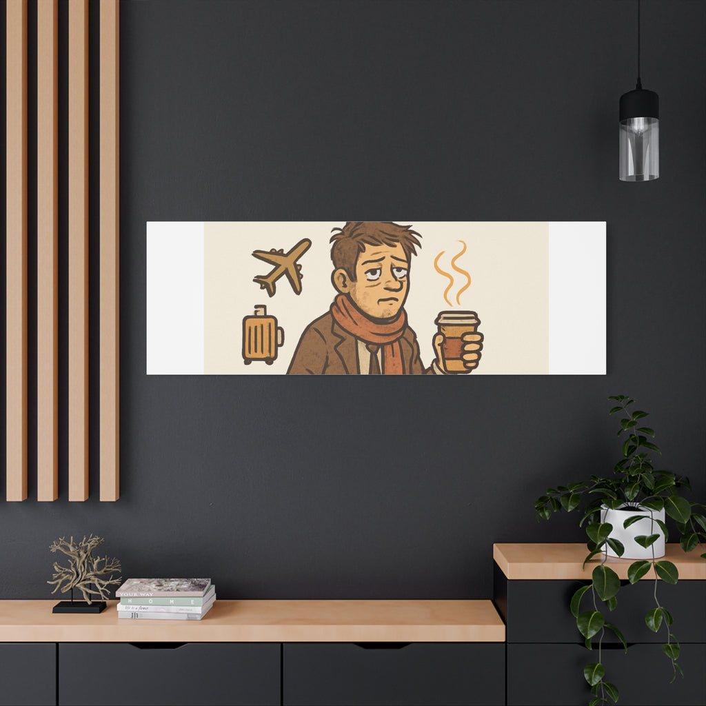 Surviving Thanksgiving Travel Canvas Art — Funny Travel Humor Wall Decor