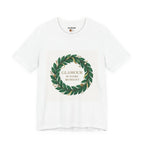 Glamour In Every Moment Tee — Botanical Wreath Inspirational Shirt