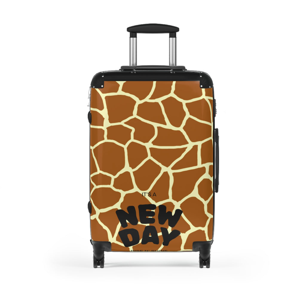 Giraffe Print Carry-On Suitcase — Safari Animal Luggage