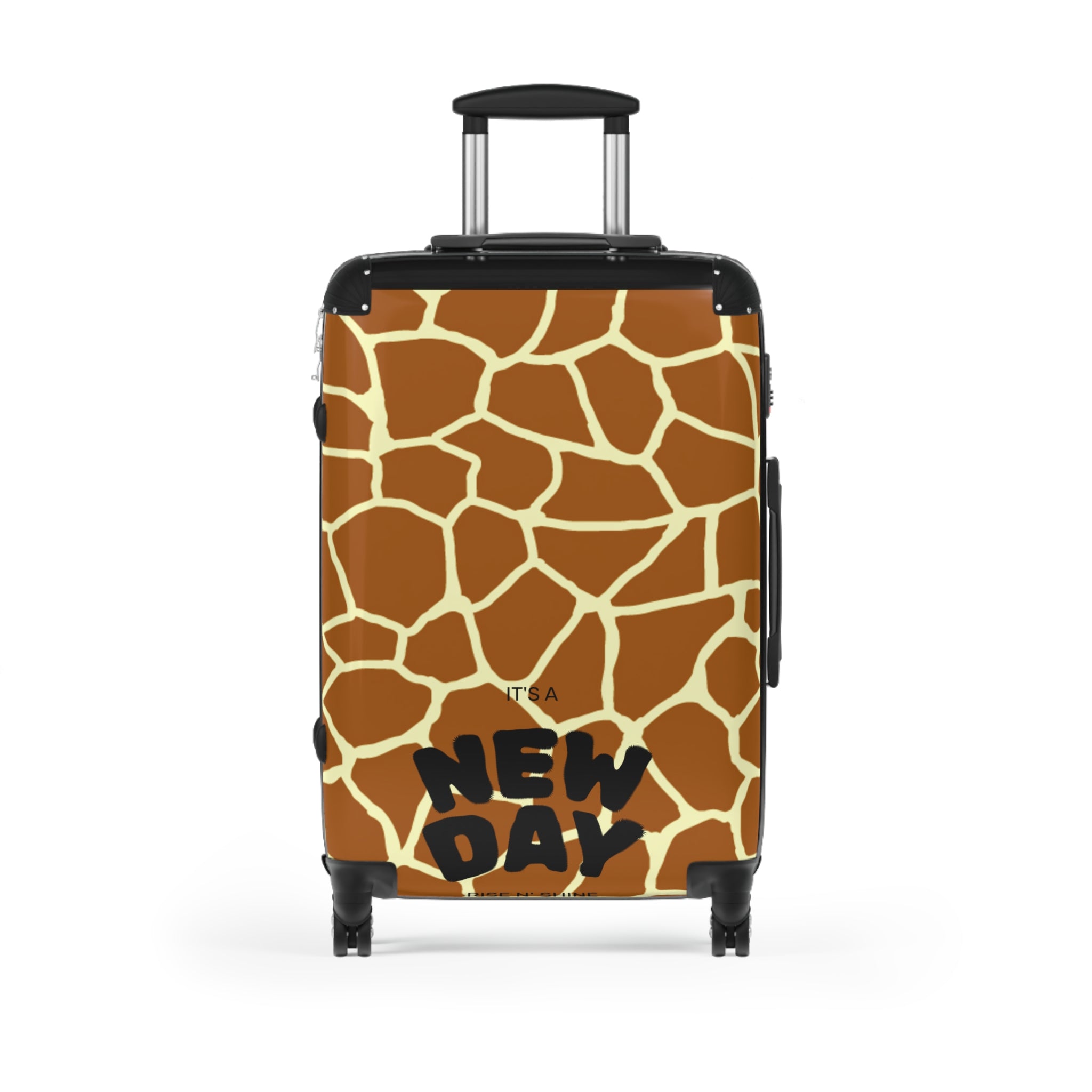 Giraffe Print Carry-On Suitcase — Safari Animal Luggage