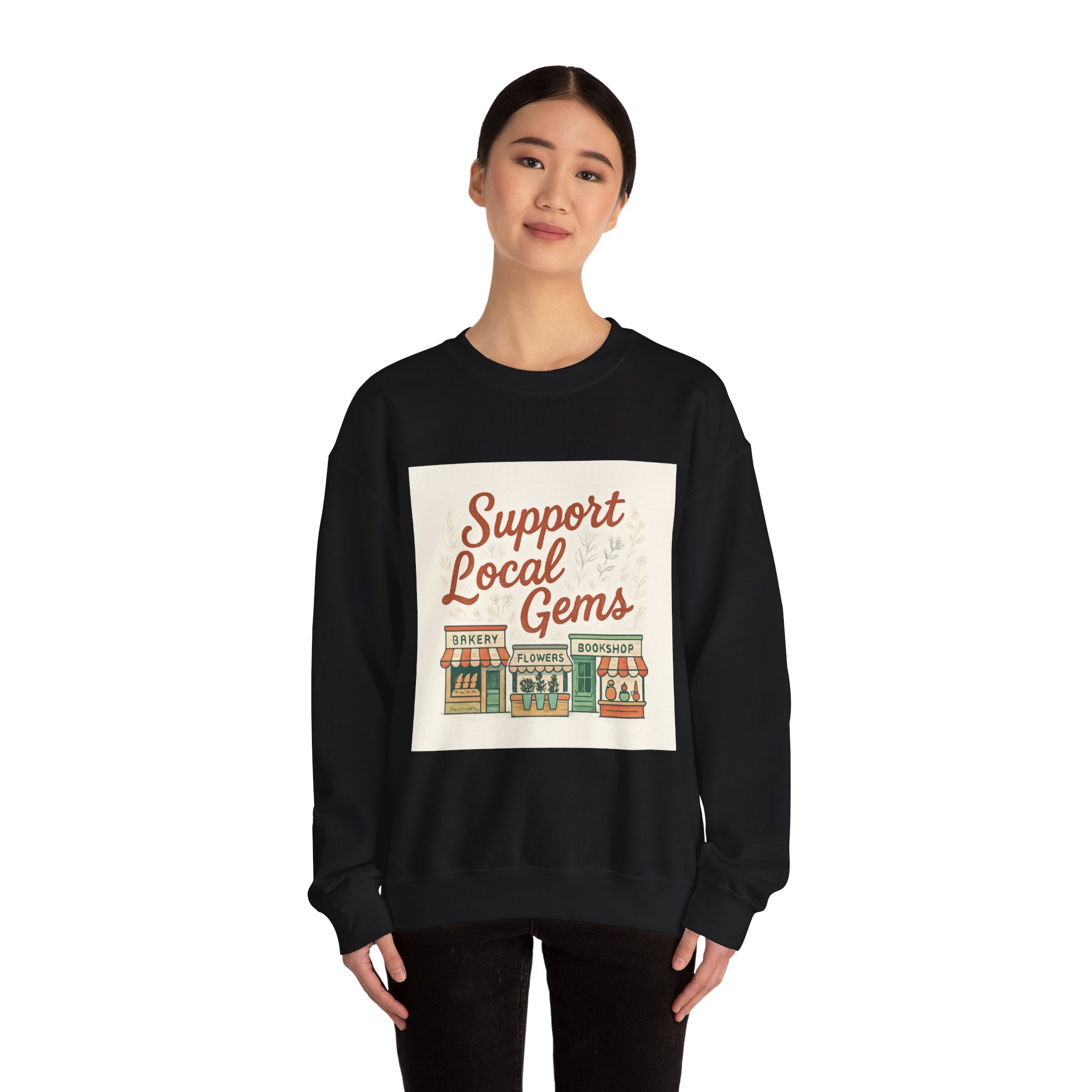 Support Local Gems Crewneck Sweatshirt