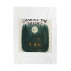 Embrace the Night Velveteen Plush Blanket — Cozy Moonlit Cabin Throw