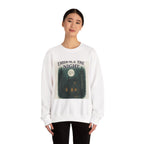 Embrace the Night Sweatshirt - Moonlit Cabin Forest Cozy Crewneck