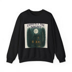 Embrace the Night Sweatshirt - Moonlit Cabin Forest Cozy Crewneck