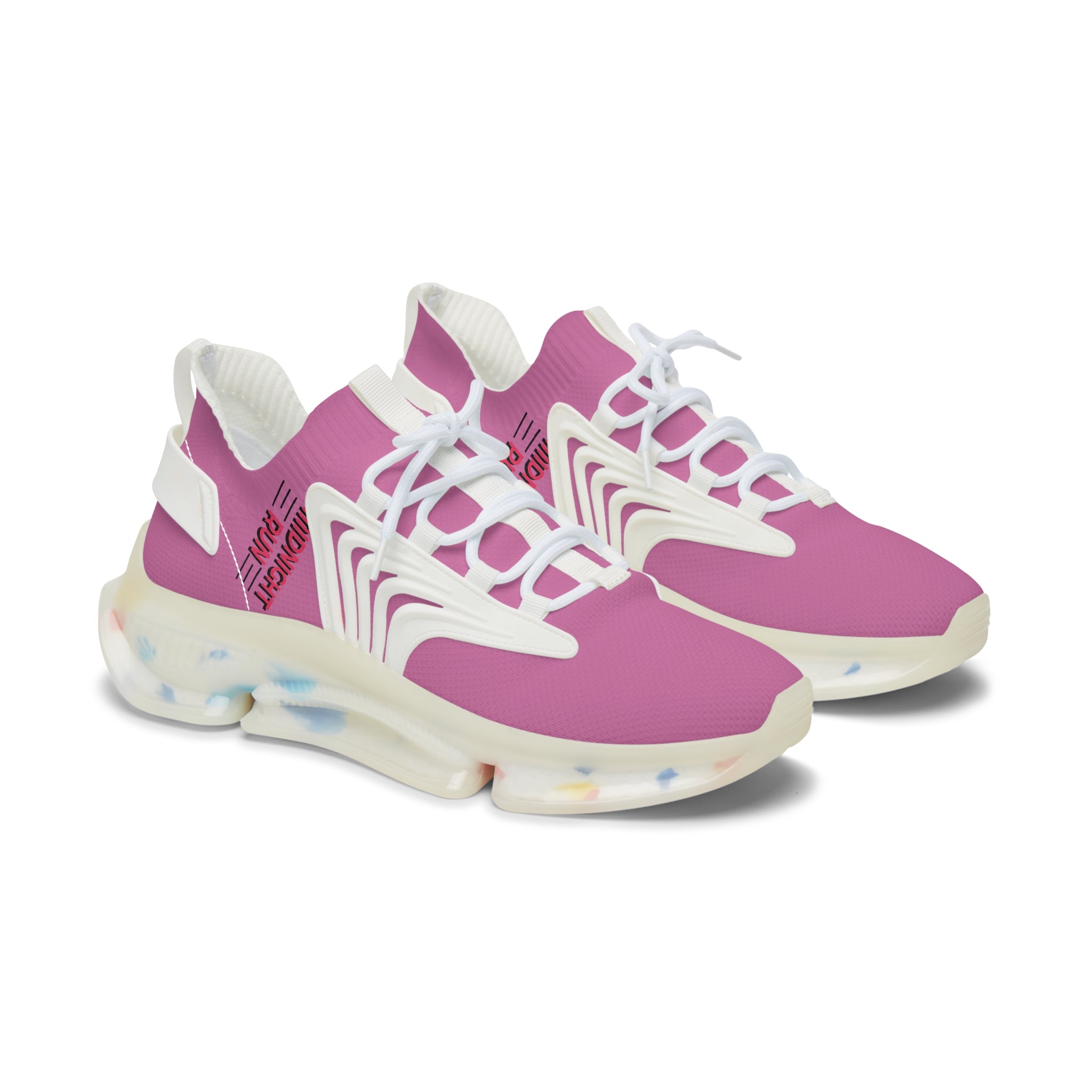 Mesh Sneakers — "Midnight Run" Women's Athletic Shoes