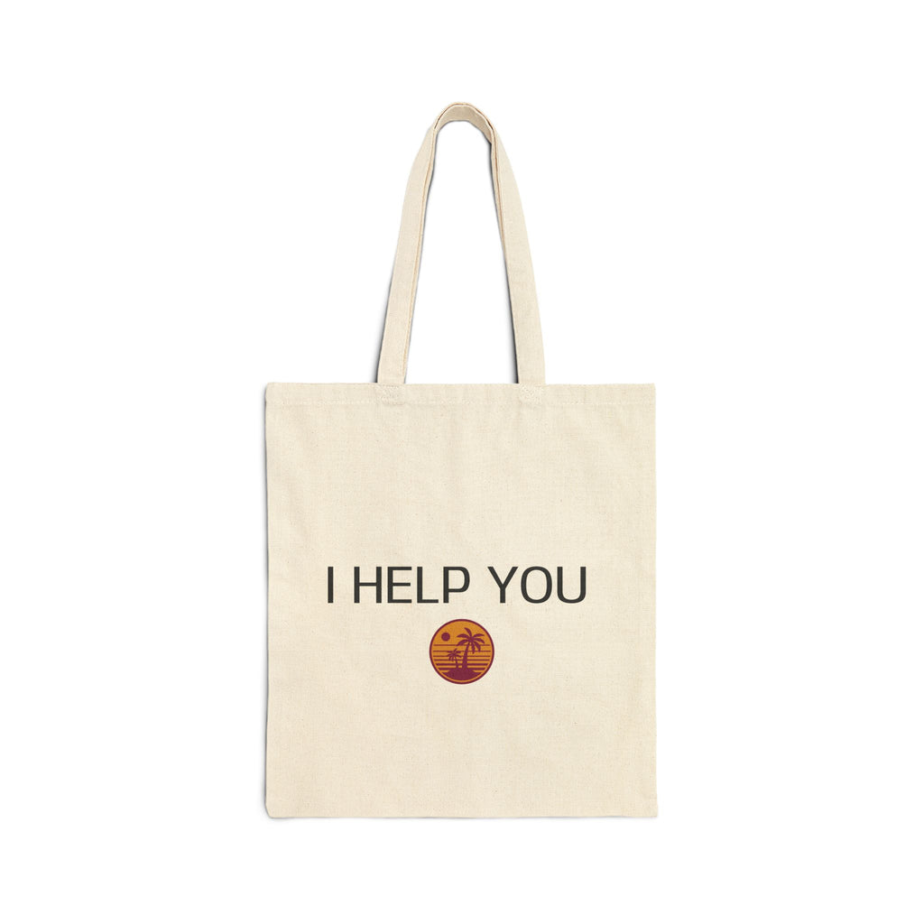 Tote Bag - 'Glamour & Grace' Laurel Wreath Cotton Canvas Tote