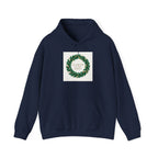 Hoodie — 'Glamour Is My Weapon' Wreath Graphic Pullover
