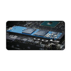 Cyber City Gaming Desk Mat — Neon Nightscape Desk Pad