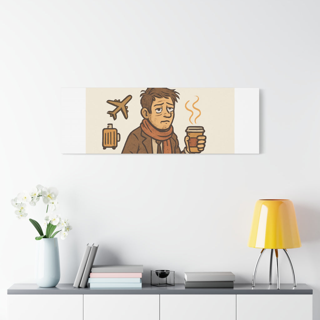 Surviving Thanksgiving Travel Canvas Art — Funny Travel Humor Wall Decor