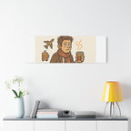 Surviving Thanksgiving Travel Canvas Art — Funny Travel Humor Wall Decor