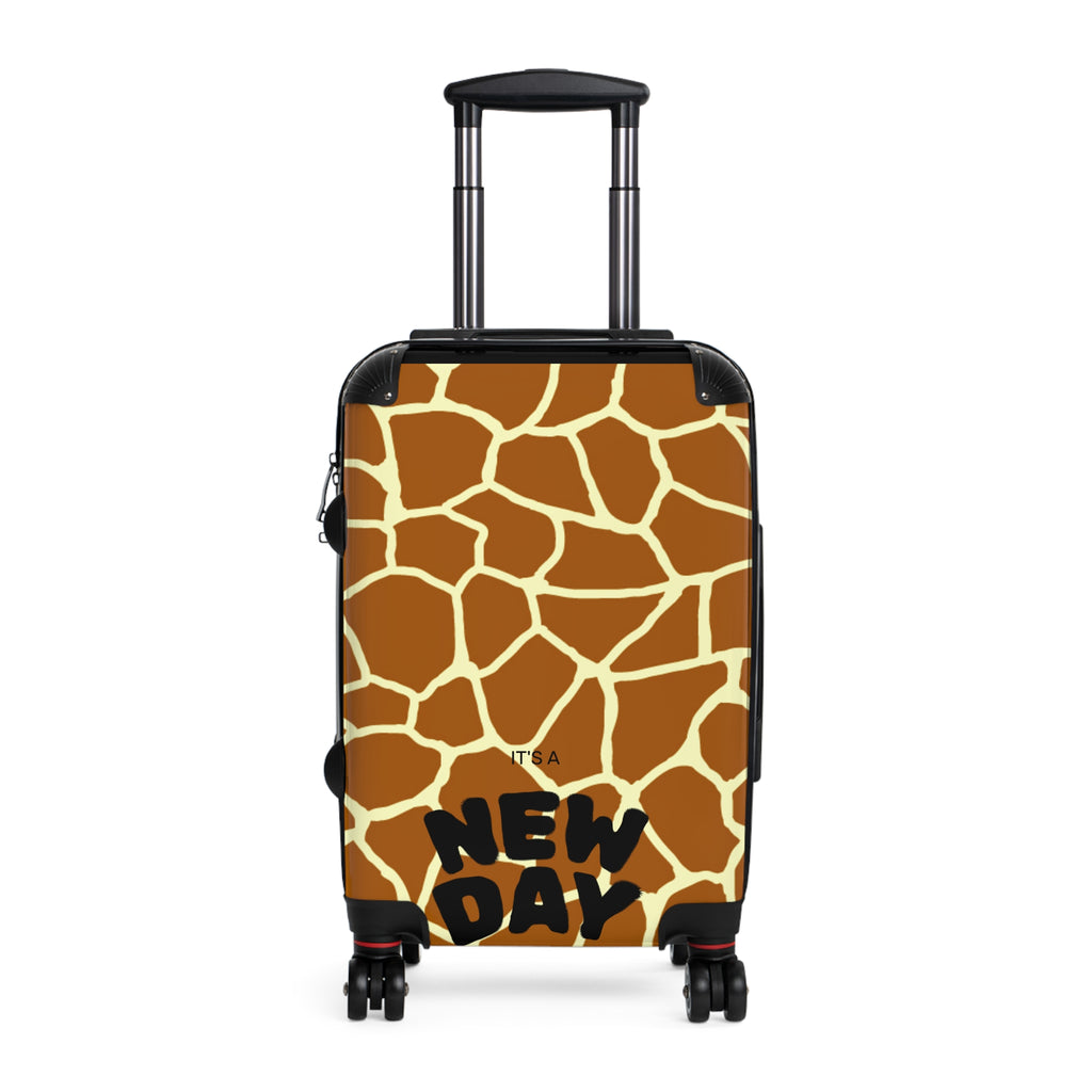 Giraffe Print Carry-On Suitcase — Safari Animal Luggage