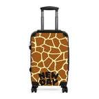 Giraffe Print Carry-On Suitcase — Safari Animal Luggage